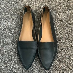J crew Black Flats